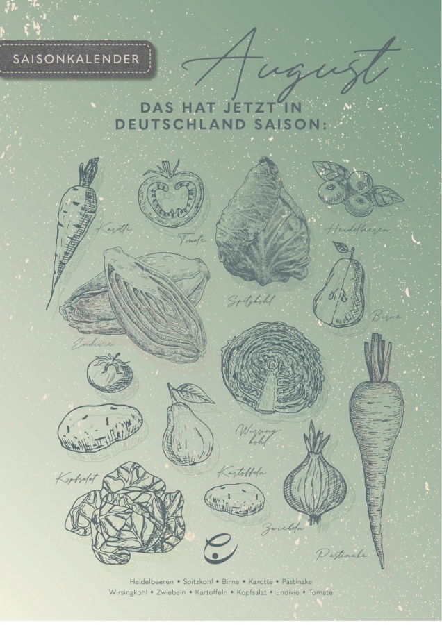 Saisonkalender August