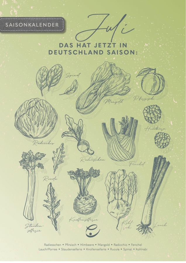 Saisonkalender Juli